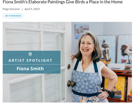 Fiona Smith's art is for the birds—and we mean that in the best way possible.