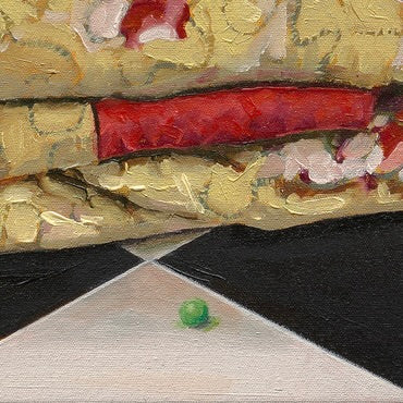 I have scarcely closed my eyes all night. Heaven only knows what was in the bed. Fine art print