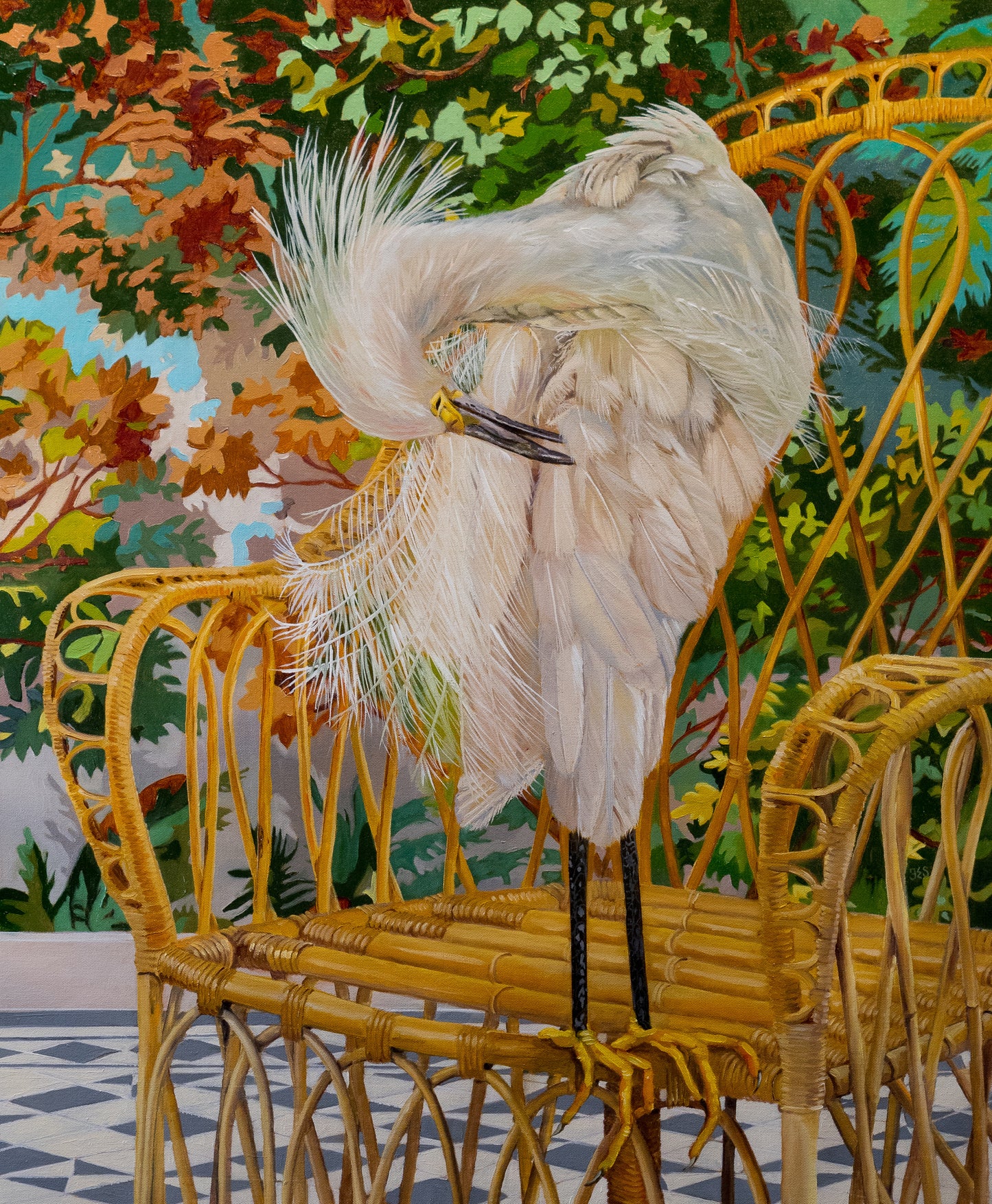 The Deeper You Bow,- Snowy Egret