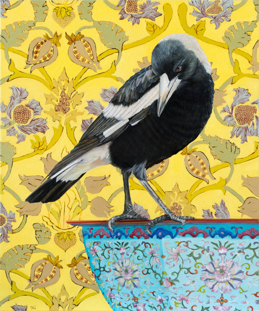 A bashful lady - Magpie - Fiona Smith Art & Writing