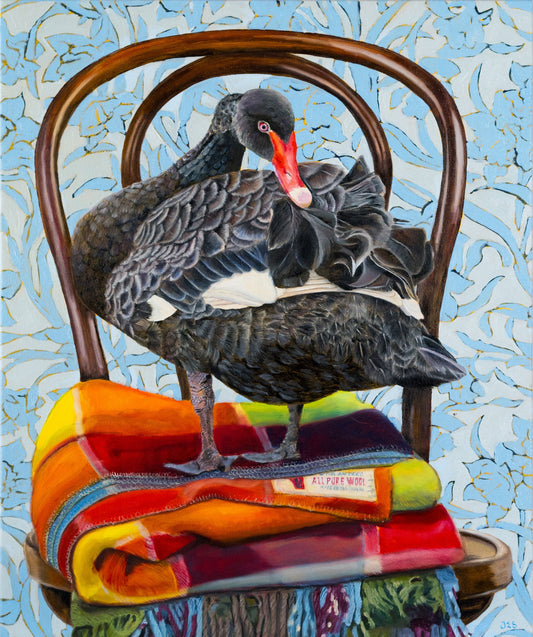 Nesting - Black Swan - Fiona Smith Art & Writing