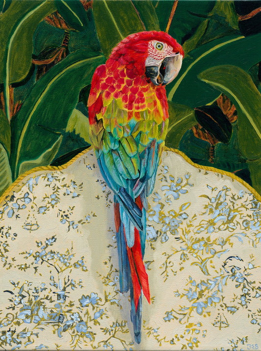 White Lotus Macaw - Fiona Smith Art & Writing