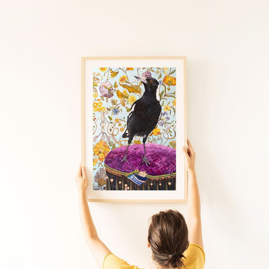 The Velvet Prince limited edition fine art print - Fiona Smith Art & Writing