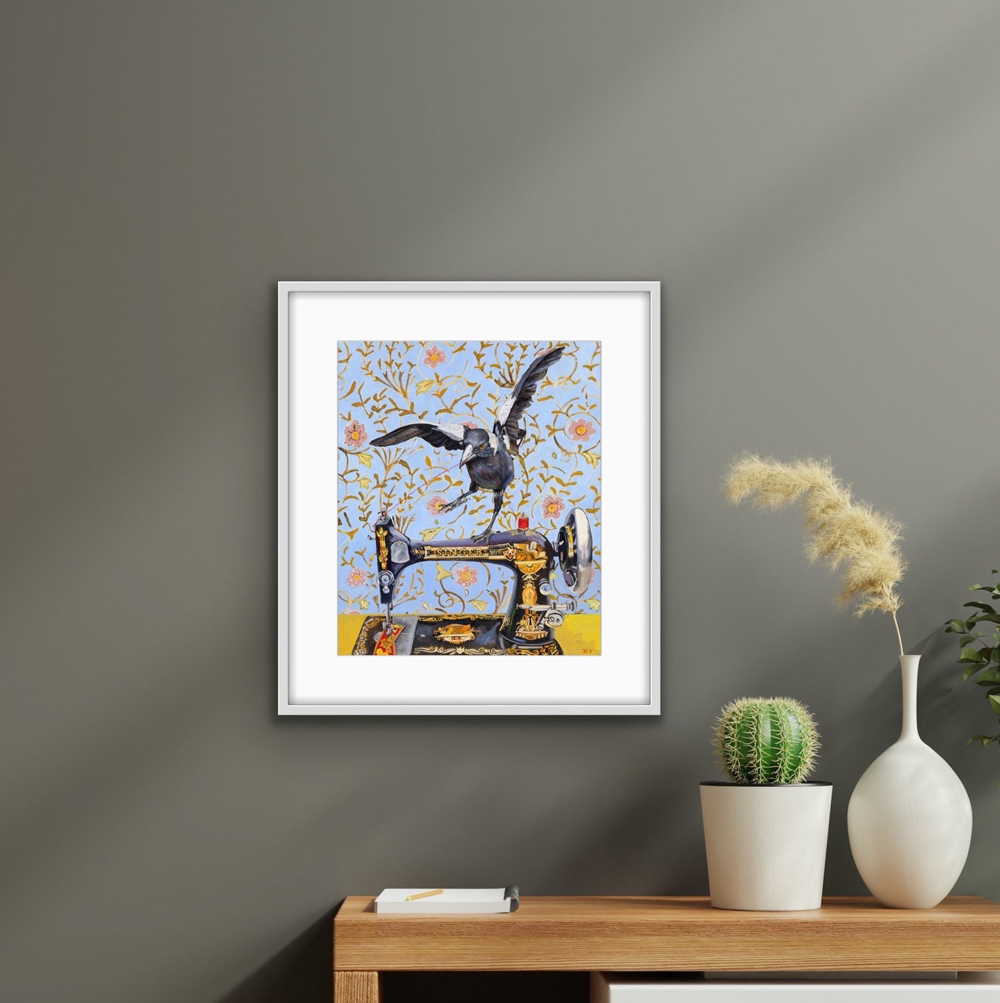 The singer and the songbird limited edition fine art print - Fiona Smith Art & Writing