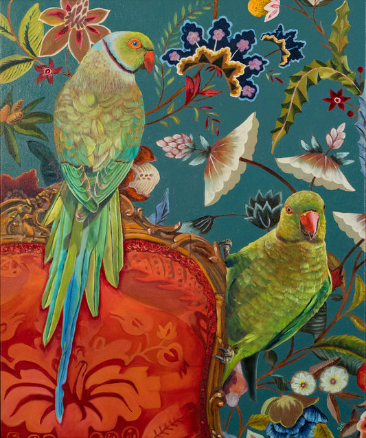 The Parrots that ate Paris - Ring Necked Parakeets