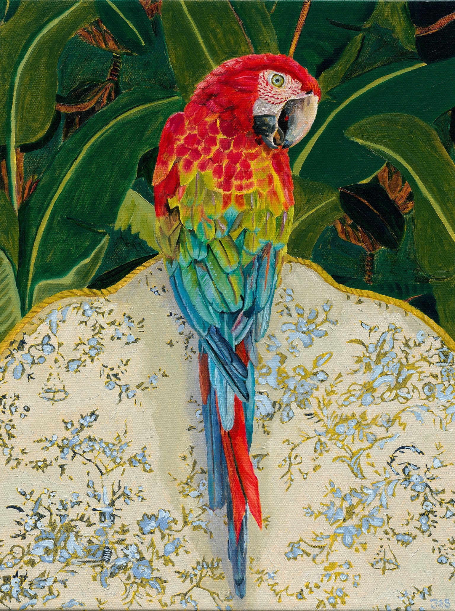White Lotus Macaw